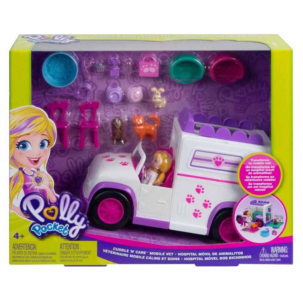Foto 3 pulgar | Polly Pocket: Hospital Movil De Animalitos