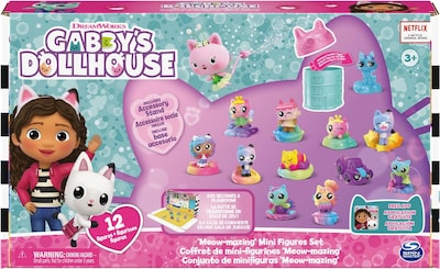 Foto 7 | Gabby's Dollhouse Set De 12 Minifiguras Meow-mazing Arcoíris