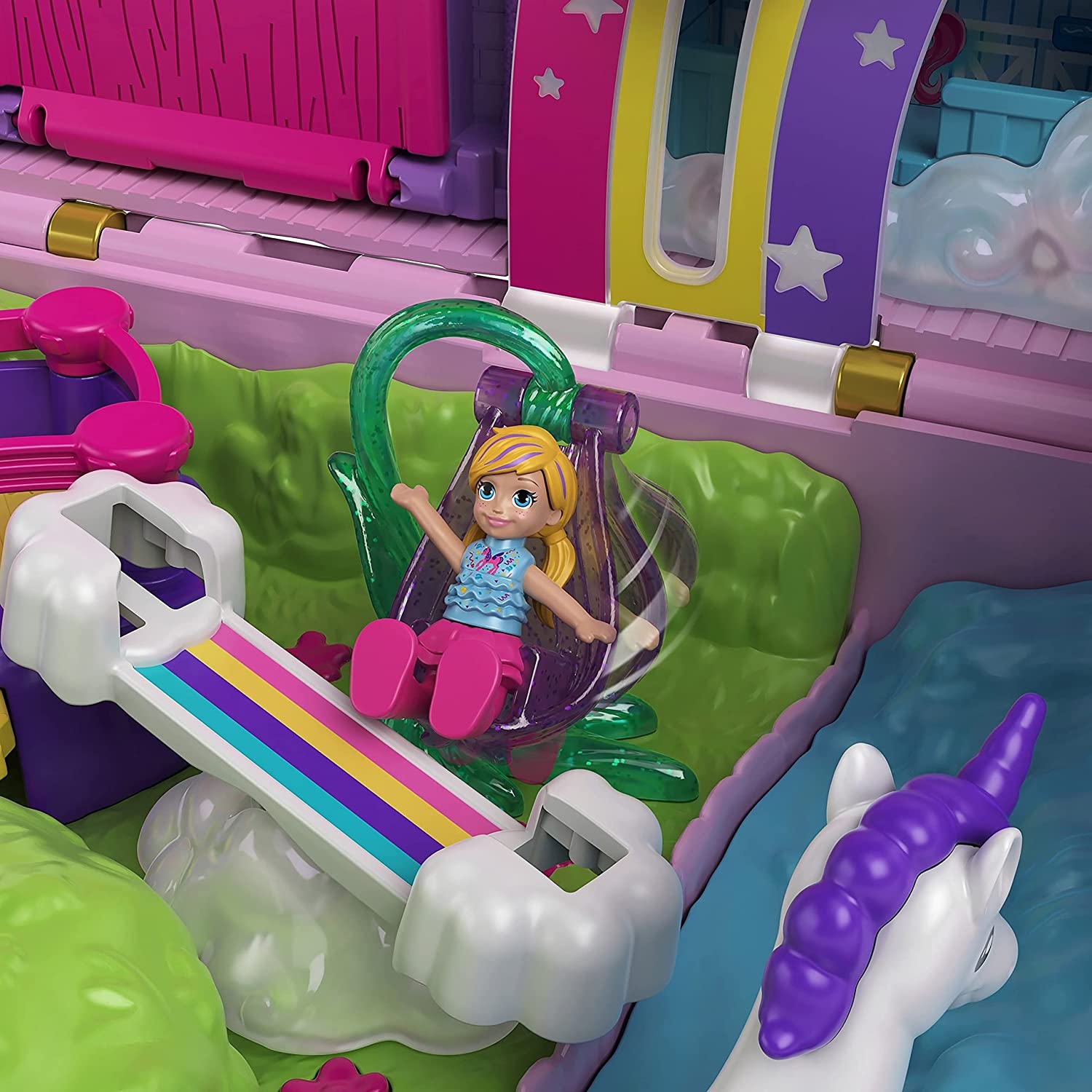 Foto 6 | Polly Pocket Fiesta del Unicornio Mattel