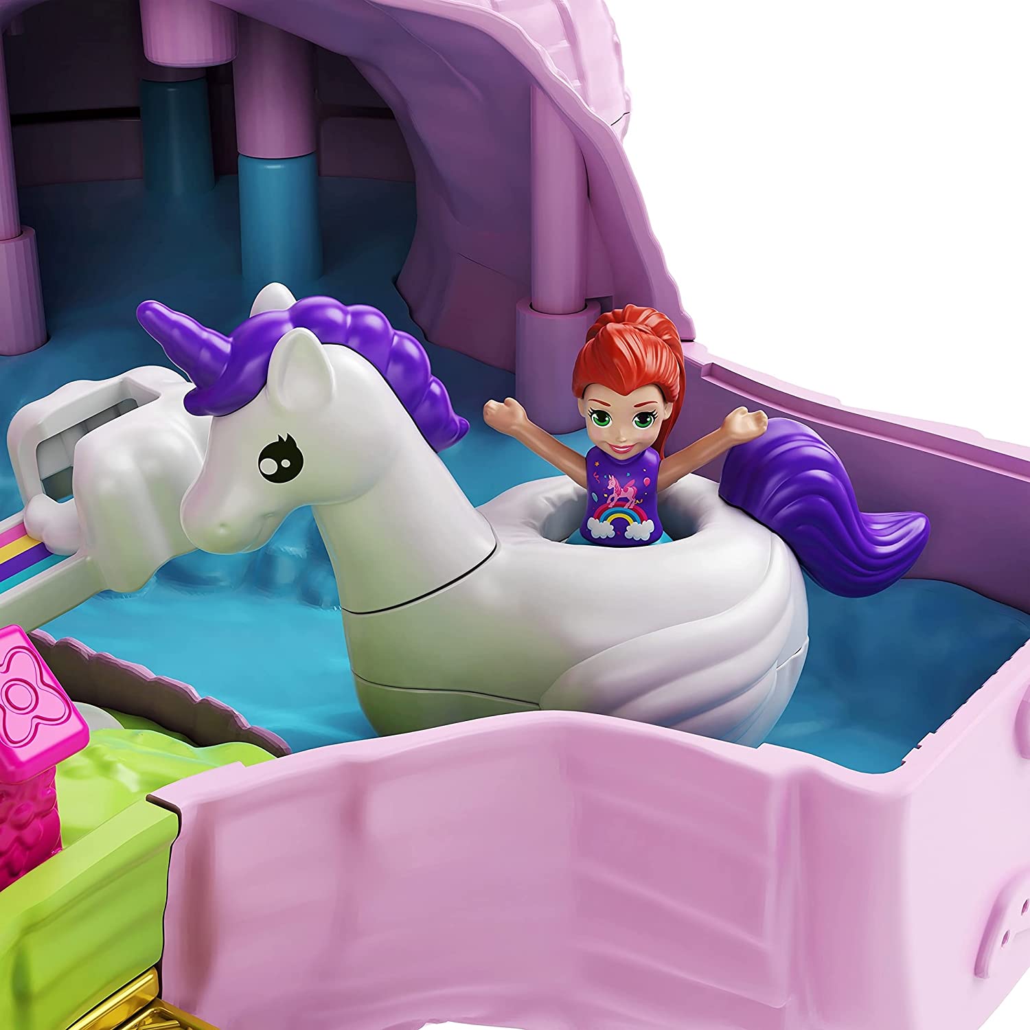 Foto 8 pulgar | Polly Pocket Fiesta del Unicornio Mattel