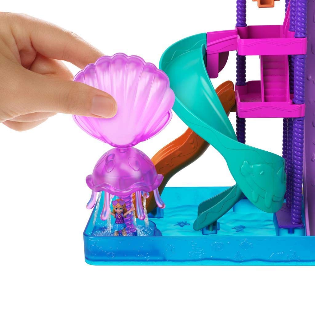 Foto 3 pulgar | Parque Acuático Polly Pocket Pollyville Super Slidin de Juguete - Venta Internacional