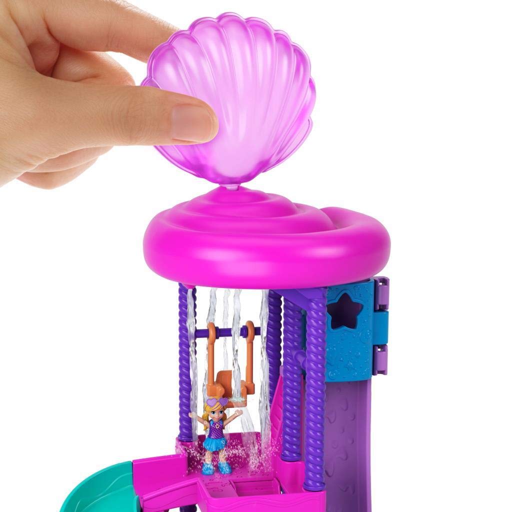 Foto 4 pulgar | Parque Acuático Polly Pocket Pollyville Super Slidin de Juguete - Venta Internacional