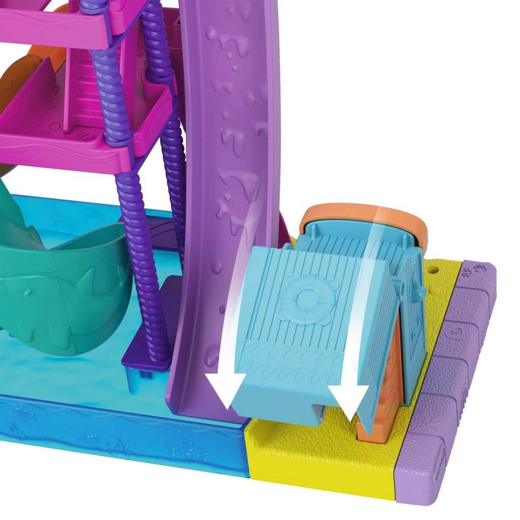 Foto 5 pulgar | Parque Acuático Polly Pocket Pollyville Super Slidin de Juguete - Venta Internacional