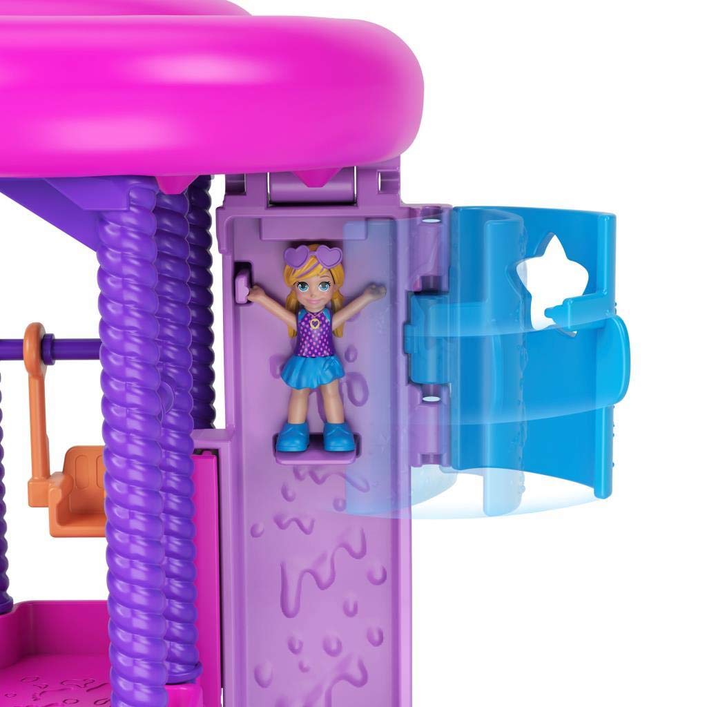 Foto 8 pulgar | Parque Acuático Polly Pocket Pollyville Super Slidin de Juguete - Venta Internacional