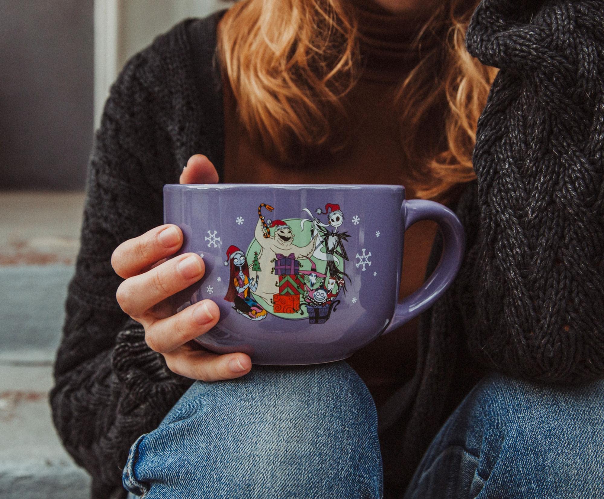 Foto 7 pulgar | Taza Para Sopa Disney The Nightmare Before Christmas, 710 Ml - Venta Internacional.