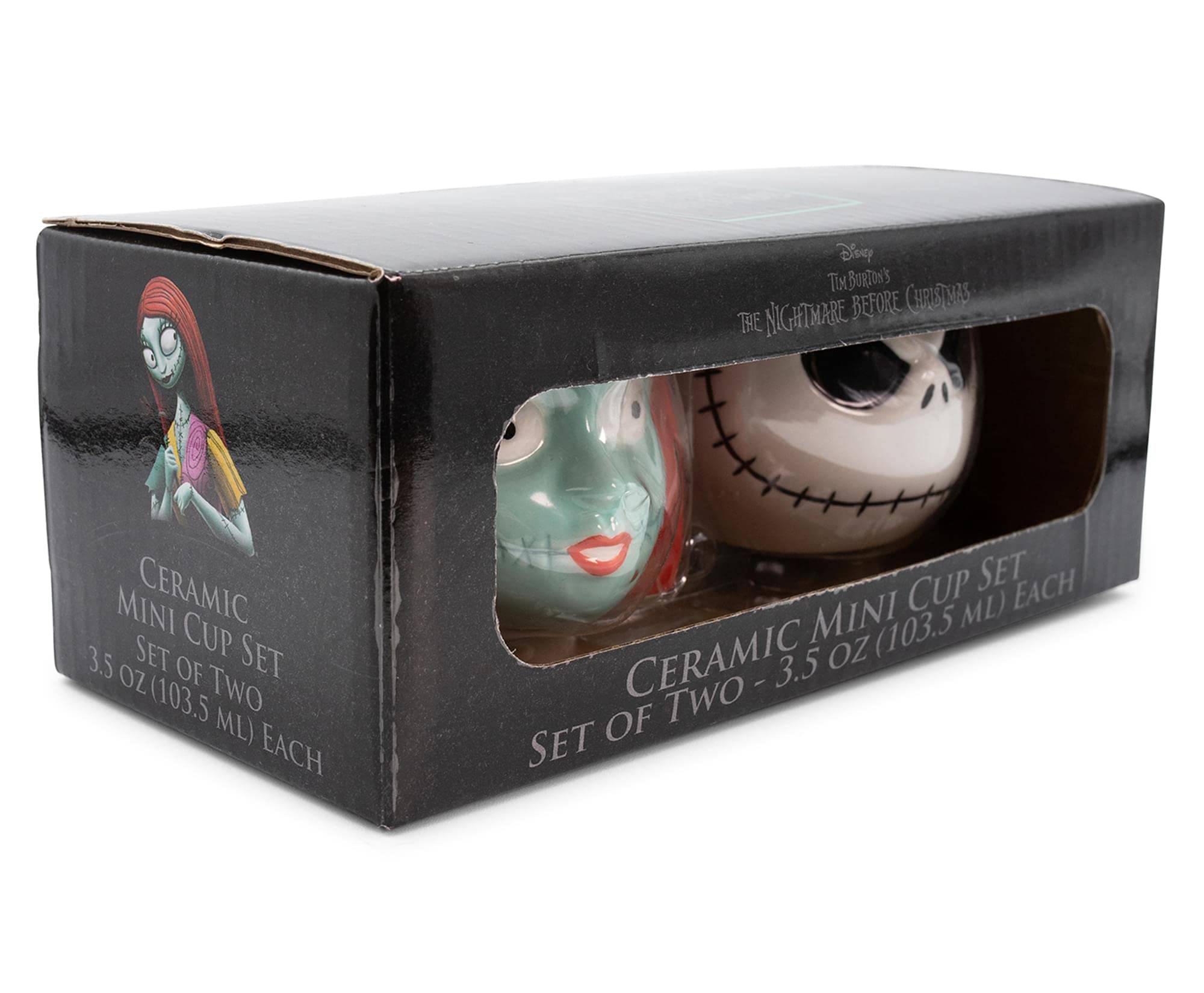 Foto 3 pulgar | Set De Minitazas Disney The Nightmare Before Christmas Jack & Sally - Venta Internacional.