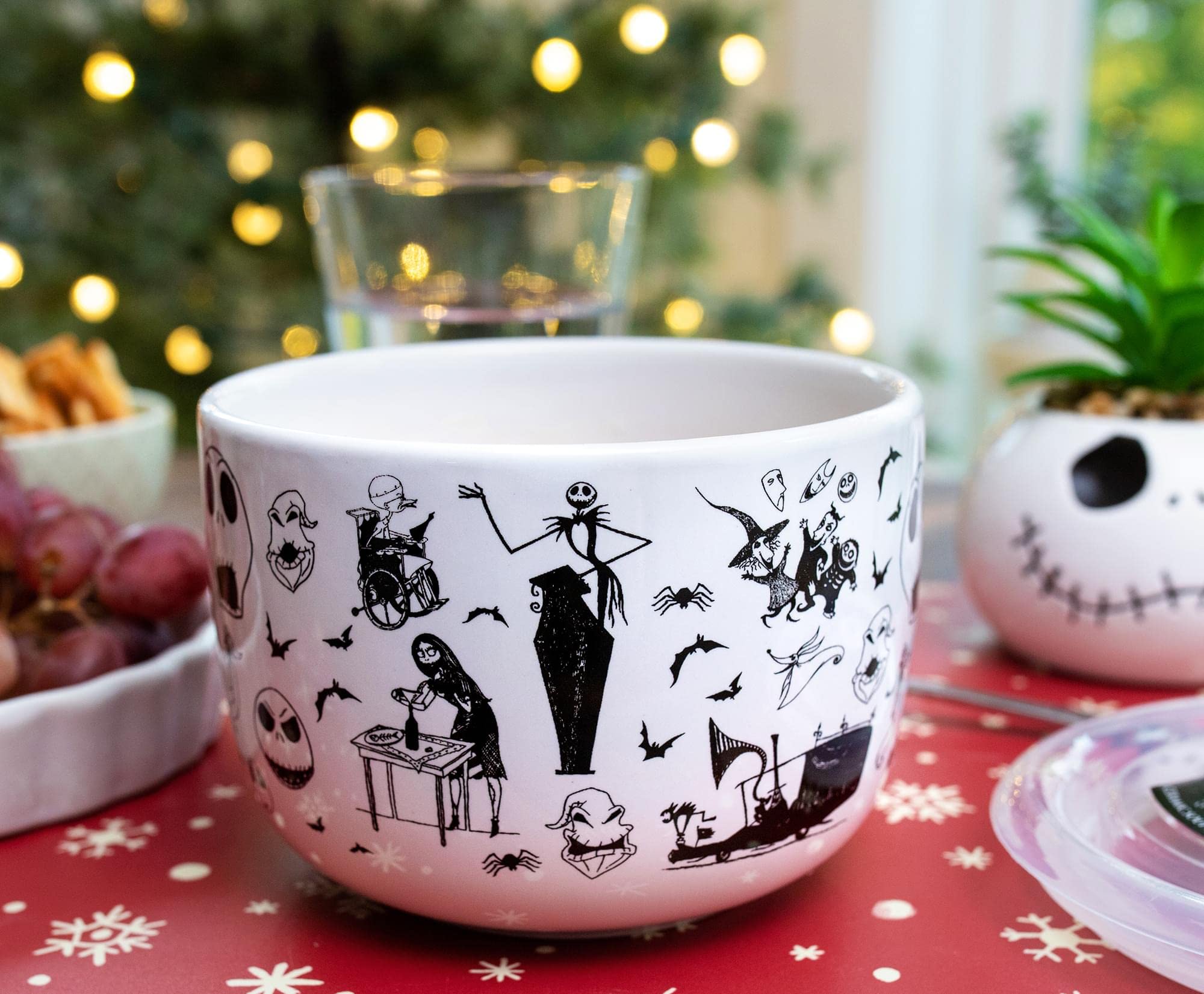 Foto 6 pulgar | Taza De Sopa Plateada Buffalo Disney Nightmare Before Christmas - Venta Internacional.