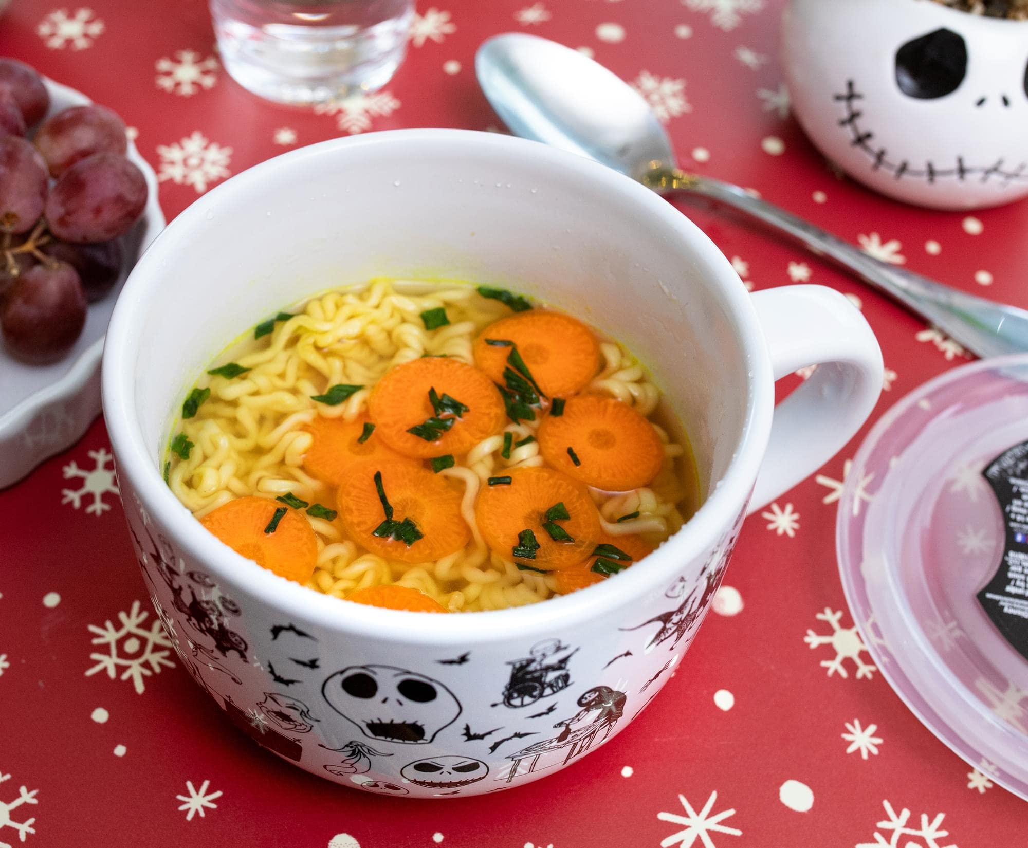 Foto 8 pulgar | Taza De Sopa Plateada Buffalo Disney Nightmare Before Christmas - Venta Internacional.