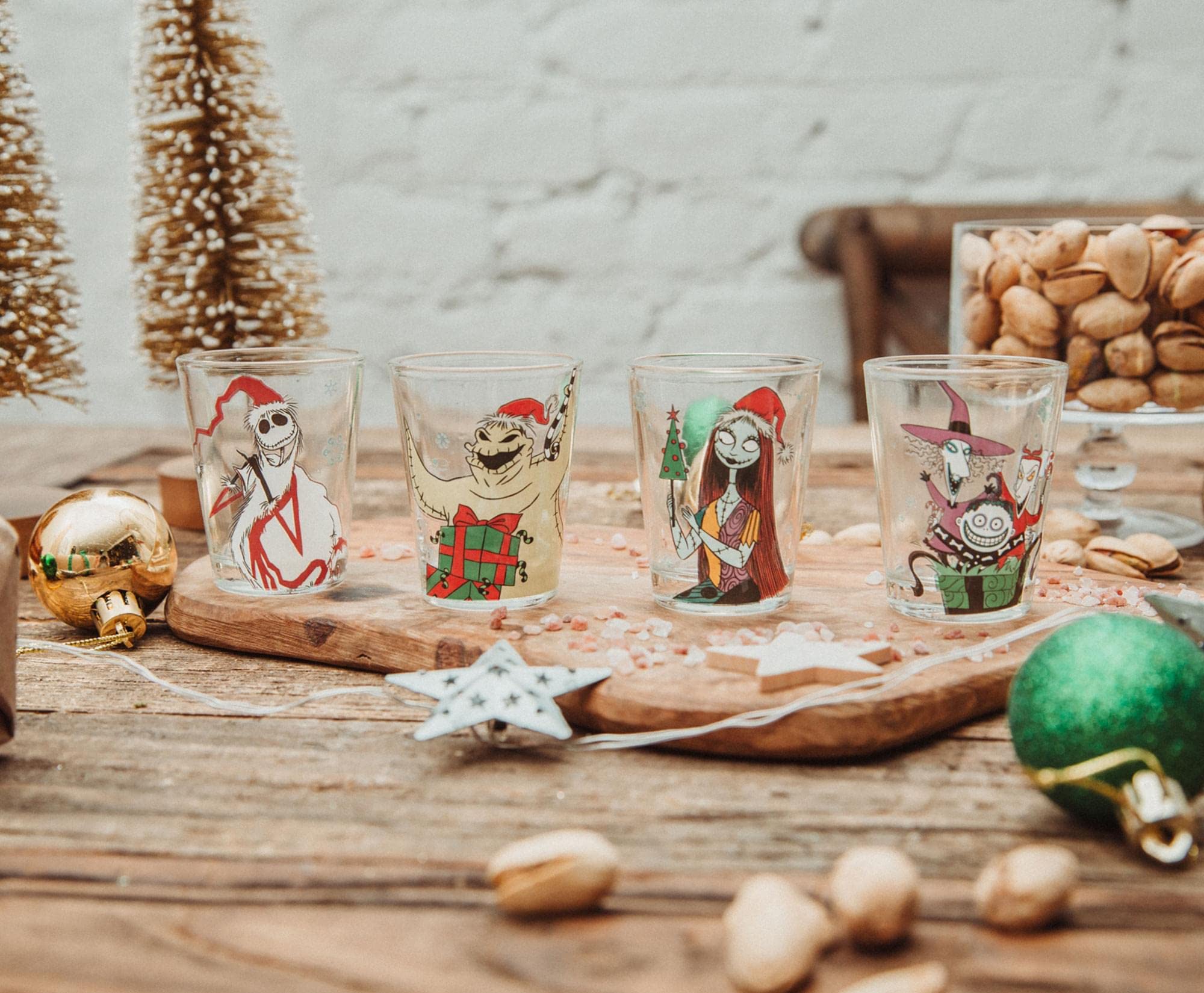 Foto 2 | Vasos Pequeños Para Tragos De Whisky Disney Nightmare Before Christmas - Venta Internacional.