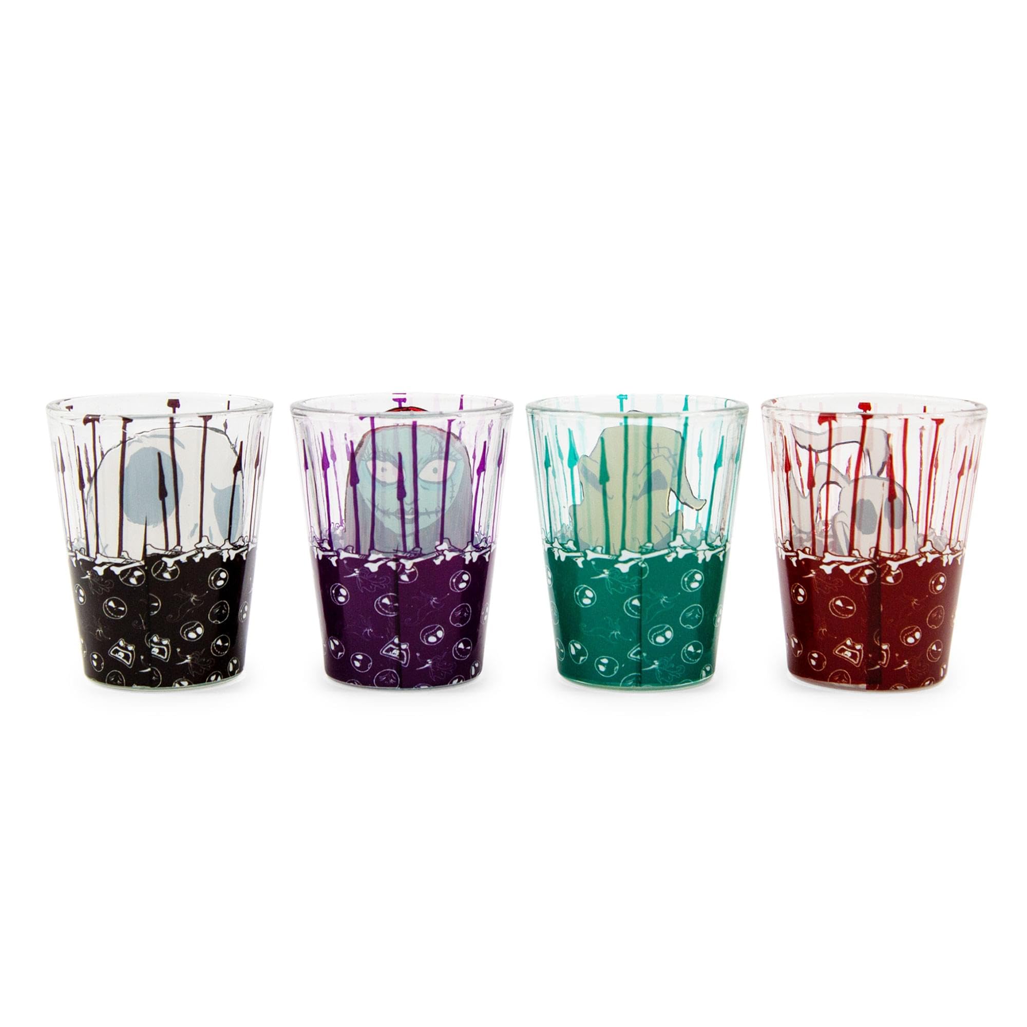 Foto 3 pulgar | Minivasos De Chupito Plateados Buffalo Disney Nightmare 60 Ml X4 - Venta Internacional.