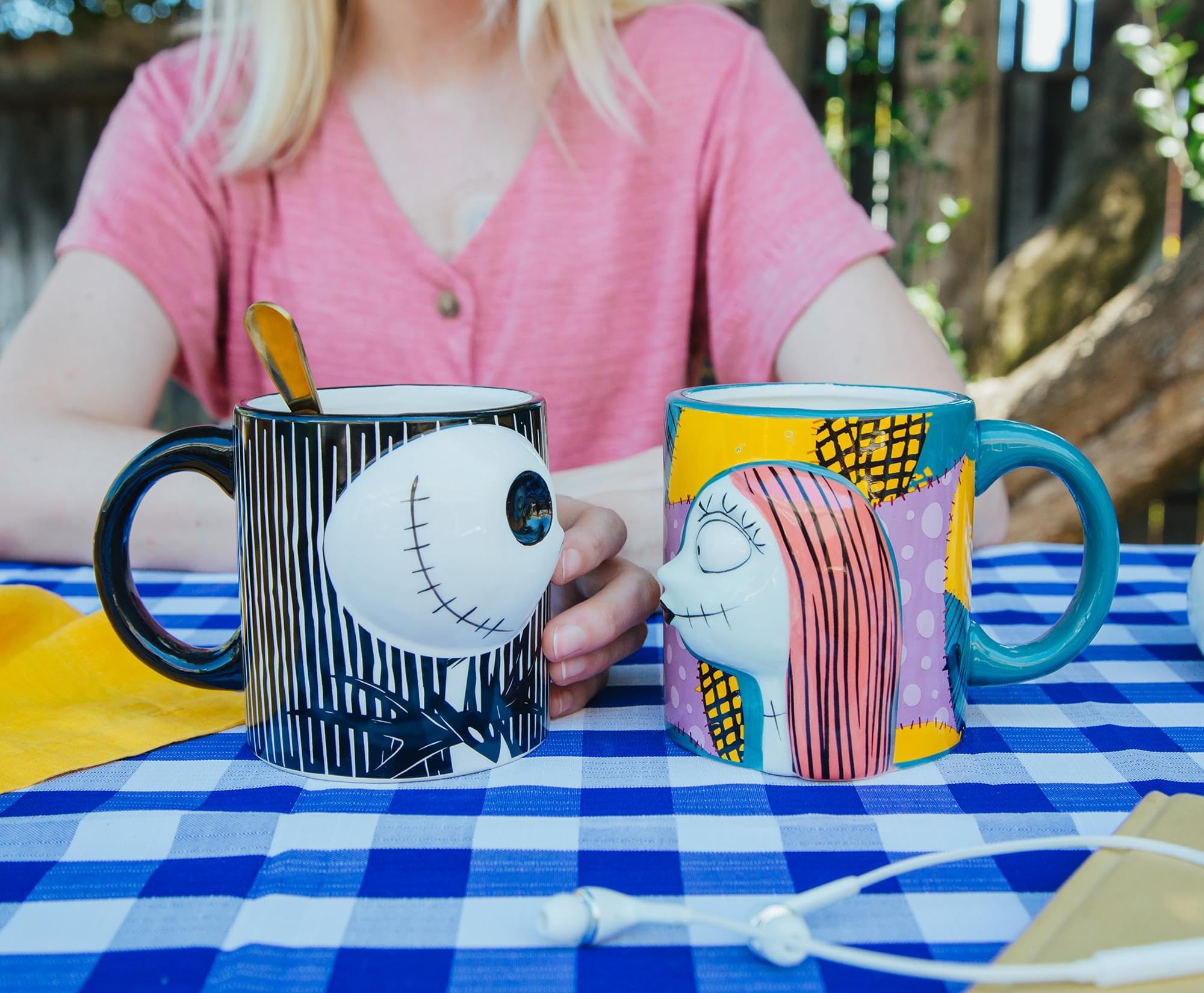 Foto 5 pulgar | Taza Plateada Buffalo Disney Nightmare Before Christmas, 20 Ml - Venta Internacional.