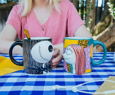 Foto 4 | Taza Plateada Buffalo Disney Nightmare Before Christmas, 20 Ml - Venta Internacional.