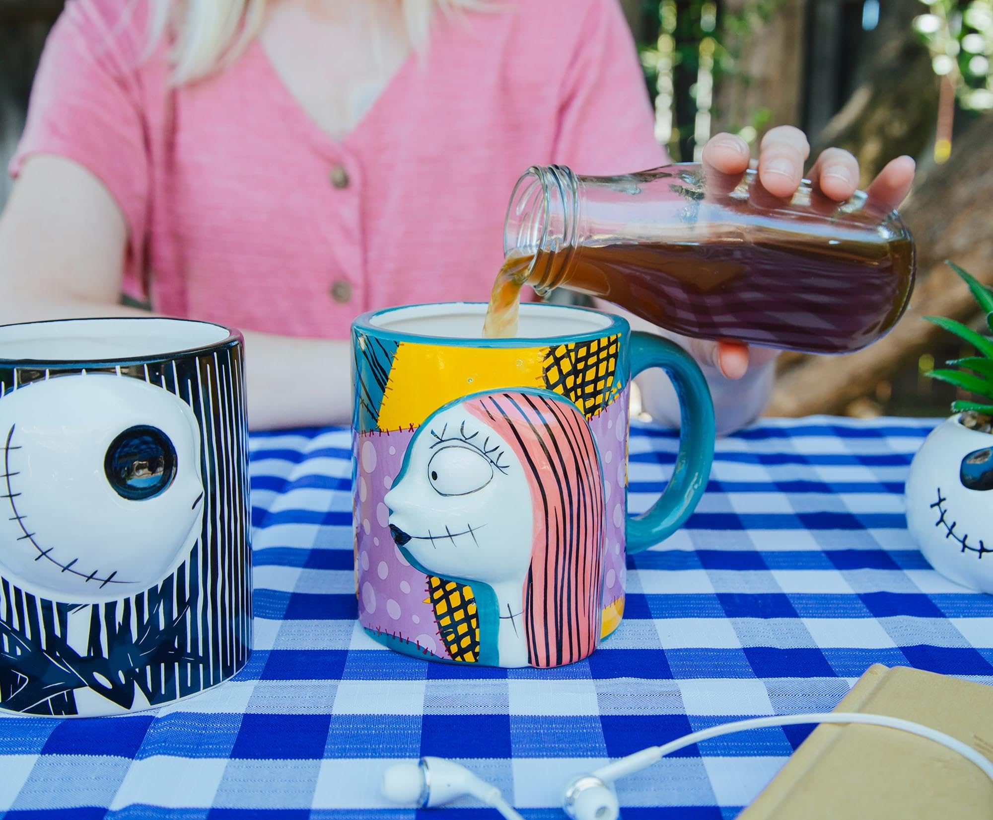 Foto 5 | Taza Plateada Buffalo Disney Nightmare Before Christmas, 20 Ml - Venta Internacional.