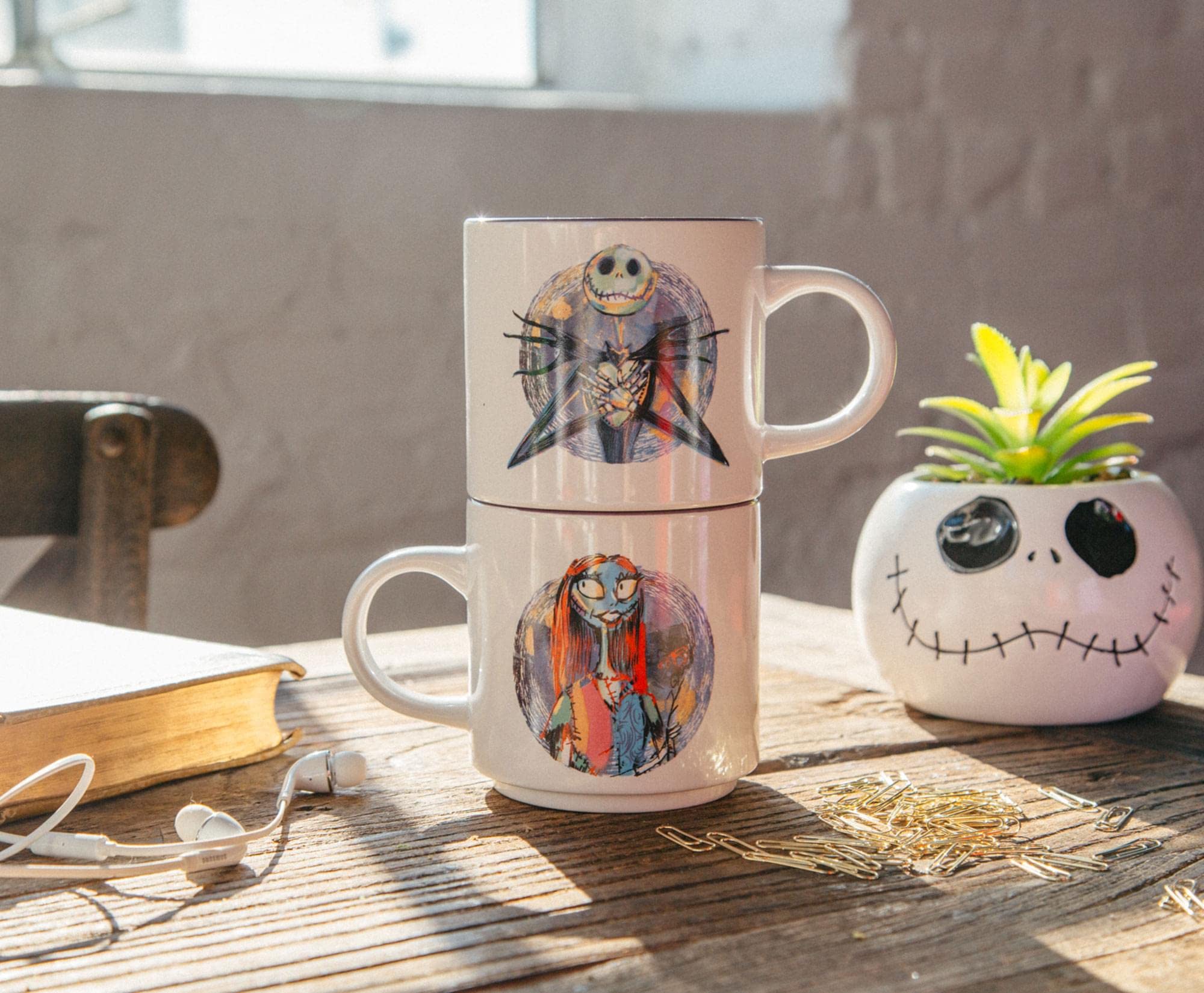 Foto 3 pulgar | Tazas Silver Buffalo Disney Nightmare Before Christmas 390 Ml - Venta Internacional.
