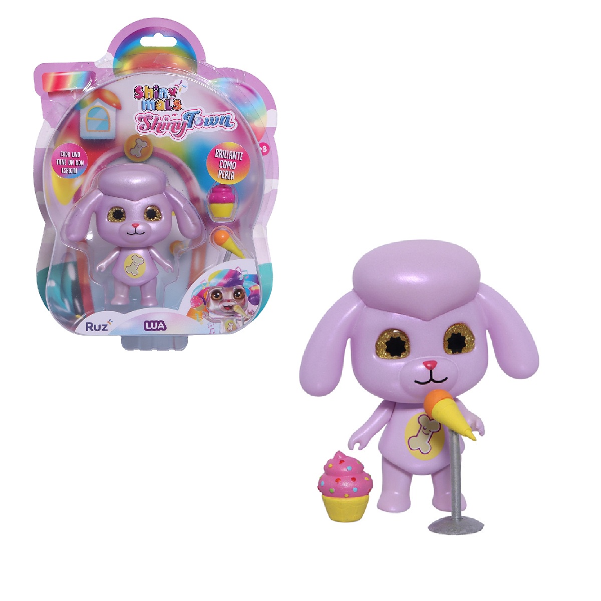 Foto 2 pulgar | Mini Figuras Ruz Shinymals (poodle Glitter 8cm)