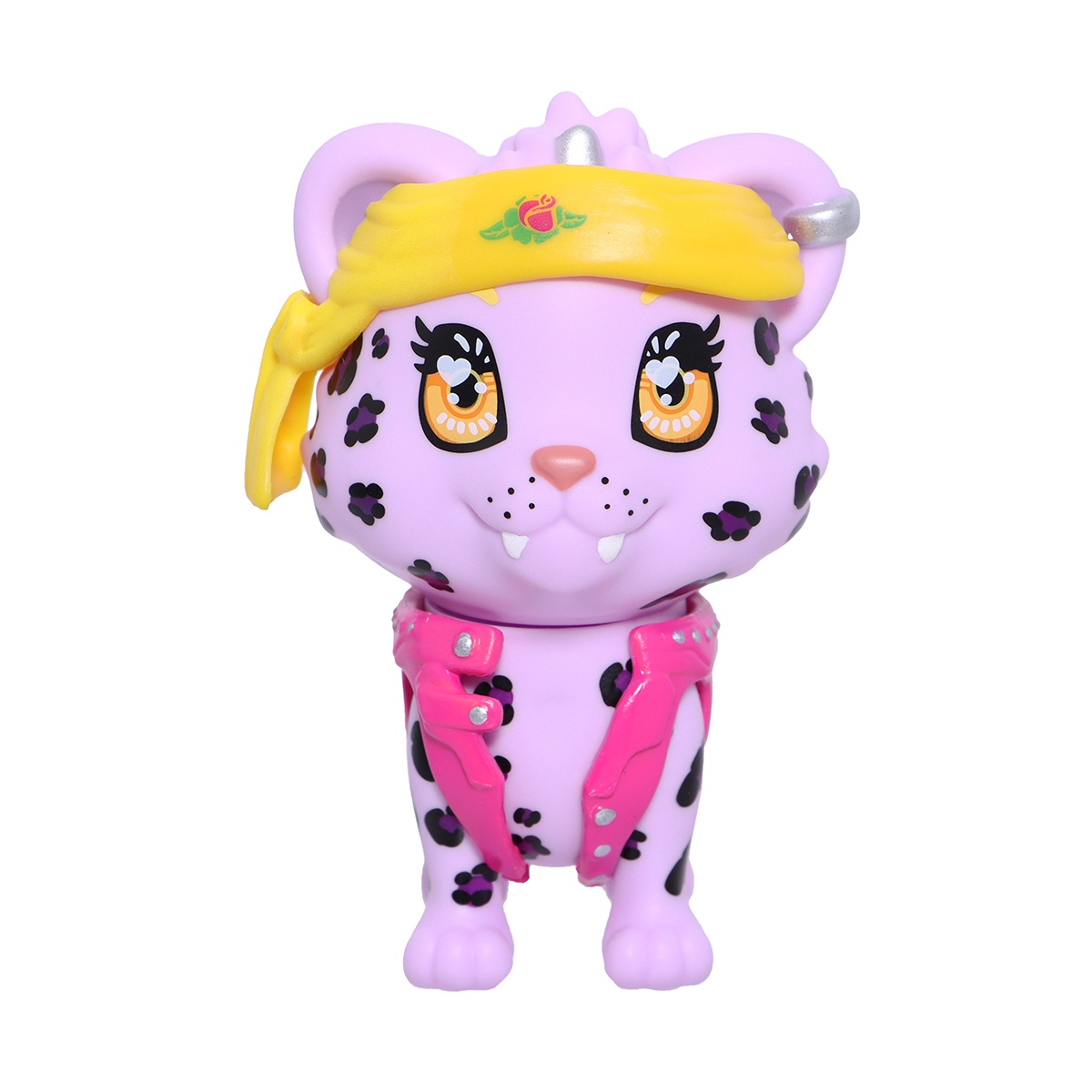 Foto 3 pulgar | Figuras Ruz Fashion Pets Wild Cubs (leopardo Rockstar 10 Cm)