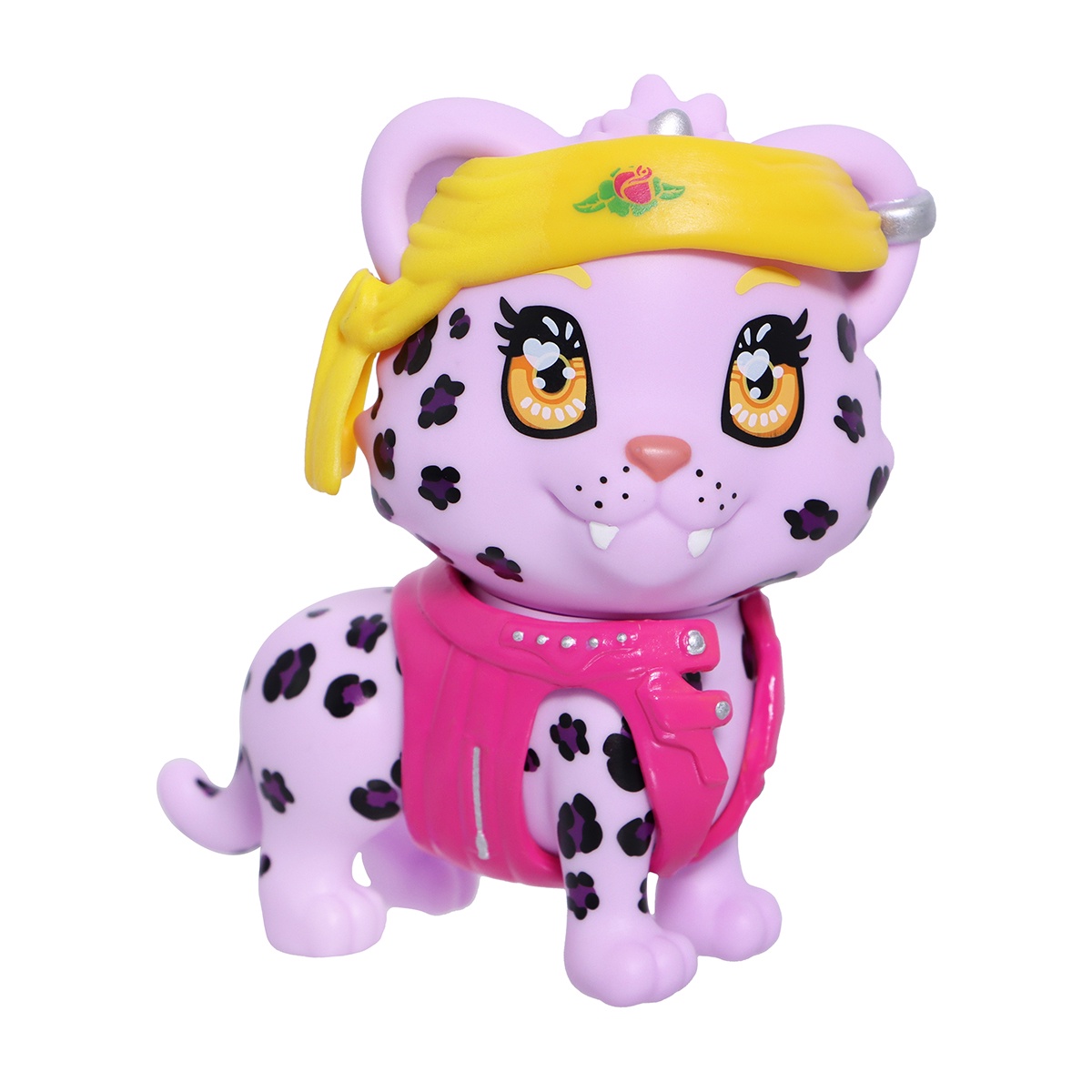 Foto 3 | Figuras Ruz Fashion Pets Wild Cubs (leopardo Rockstar 10 Cm)