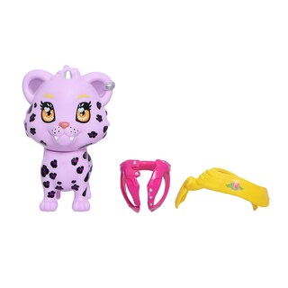 Foto 5 | Figuras Ruz Fashion Pets Wild Cubs (leopardo Rockstar 10 Cm)