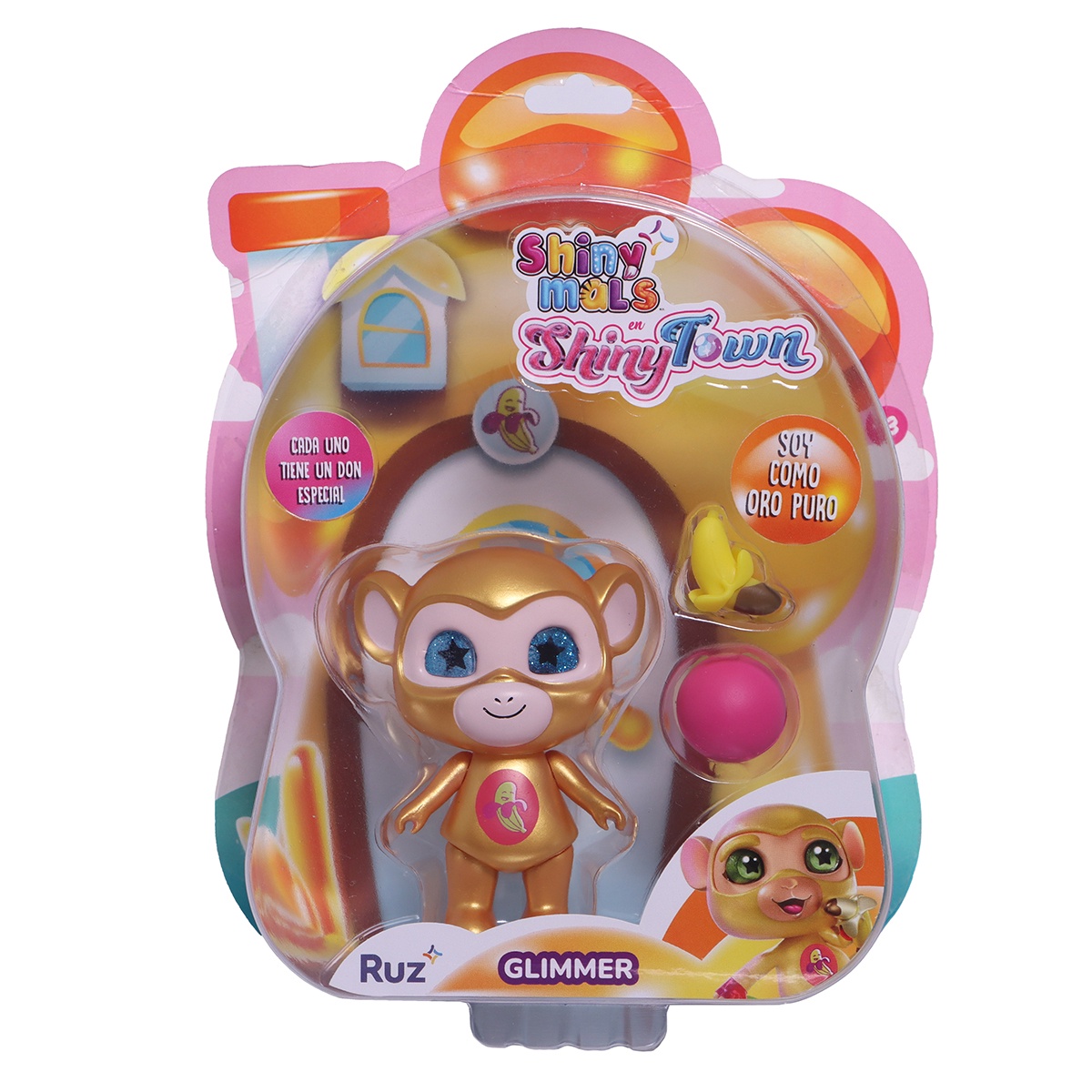 Foto 5 | Mini Figuras Ruz Shinymals (monkey Golden 8cm)