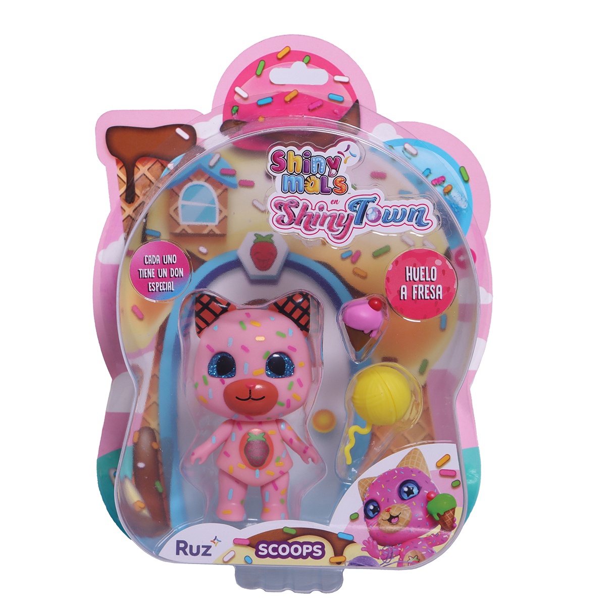 Foto 5 | Mini Figuras Ruz Shinymals Ice Cream Cat 8cm