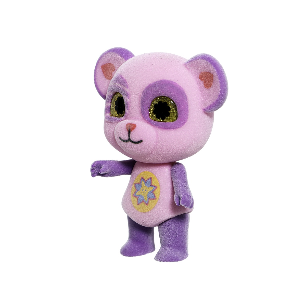 Foto 5 pulgar | Mini Figuras Ruz Shinymals Panda Fuzzy 8cm