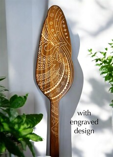 Foto 4 | Disfraz De Madera En Canoa, Remo, Inspirado En Moana 2, De 4 Pies Para Niños - Venta Internacional.