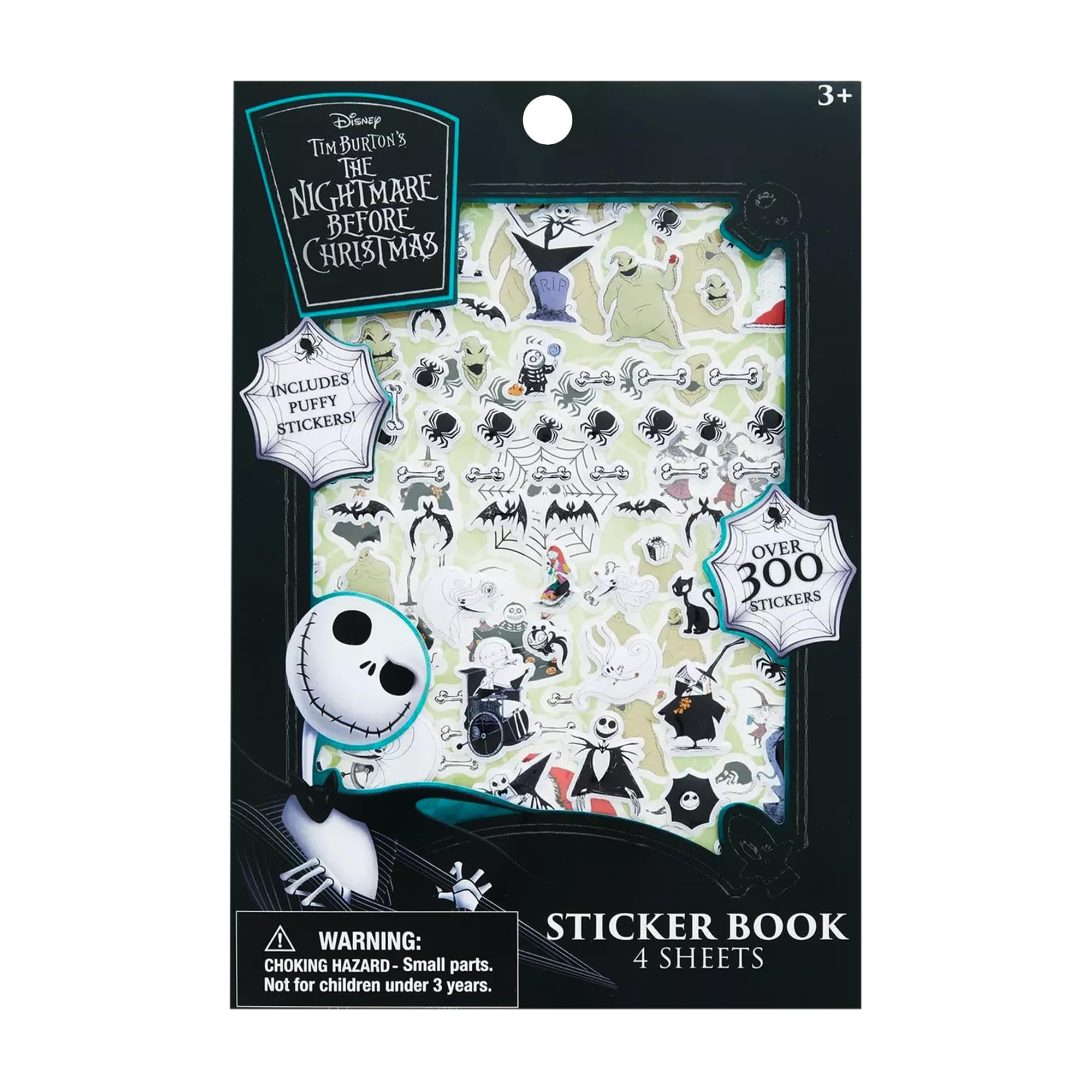 Foto 4 pulgar | Libro De Pegatinas Disney Nightmare Before Christmas Con Más De 300 Pegatinas - Venta Internacional.