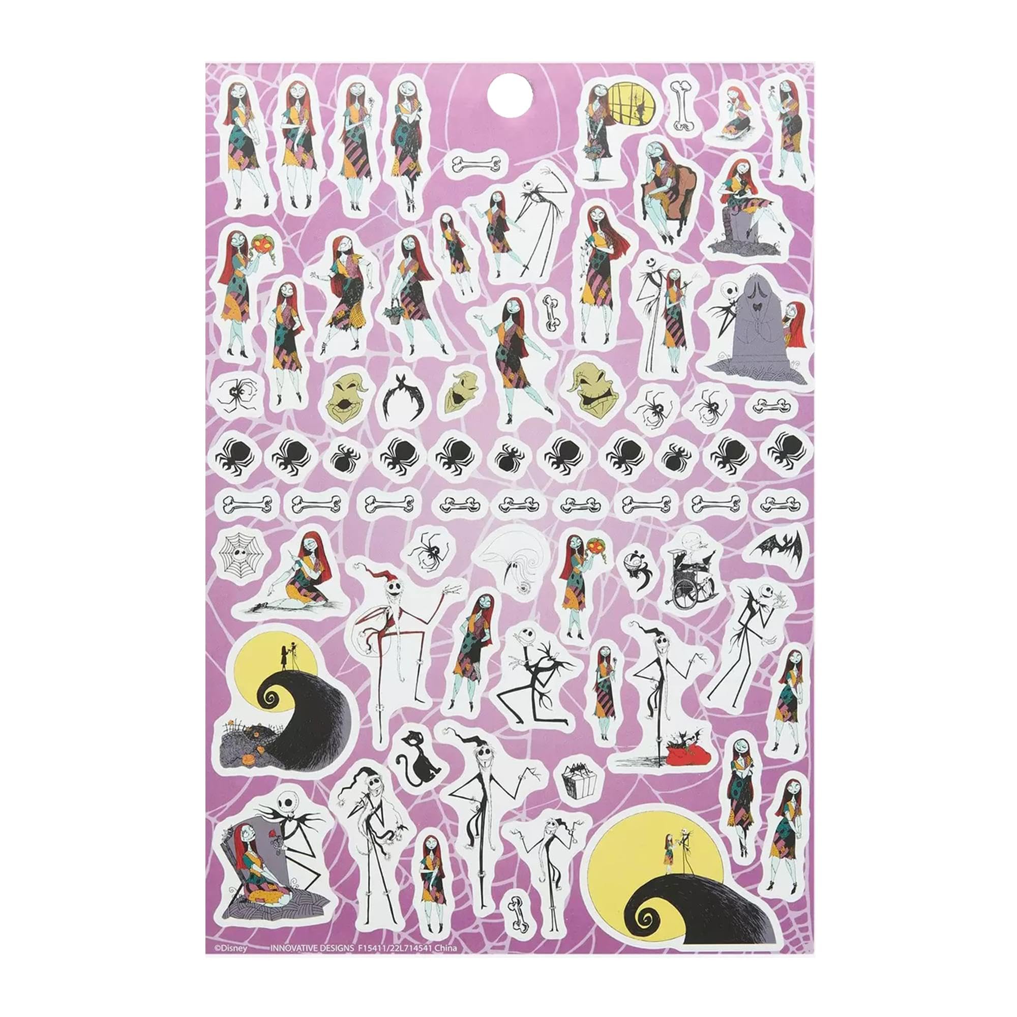Foto 5 pulgar | Libro De Pegatinas Disney Nightmare Before Christmas Con Más De 300 Pegatinas - Venta Internacional.