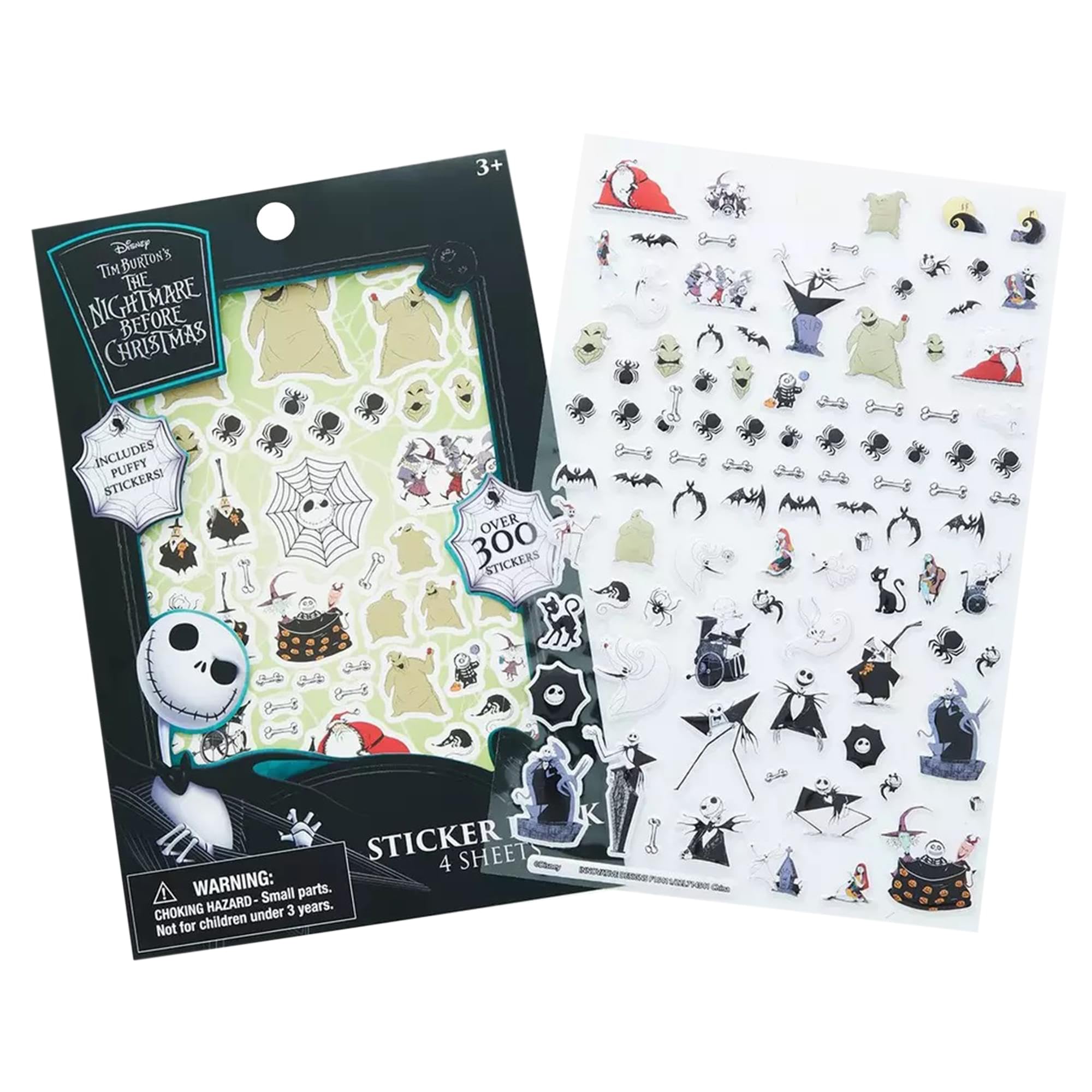 Foto 6 pulgar | Libro De Pegatinas Disney Nightmare Before Christmas Con Más De 300 Pegatinas - Venta Internacional.