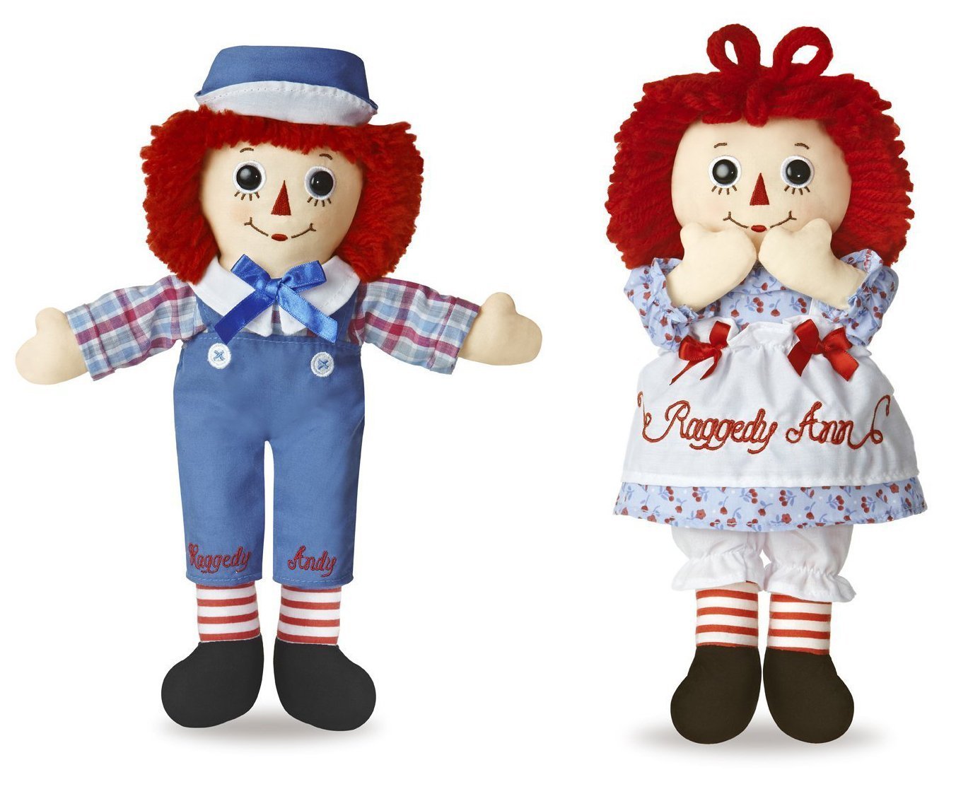 Foto 2 pulgar | Muñecas Aurora Raggedy Ann y Raggedy Andy 30 cm 2 Piezas - Venta Internacional