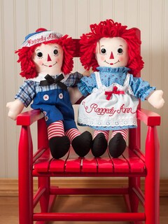 Foto 4 | Muñecas Aurora Raggedy Ann y Raggedy Andy 30 cm 2 Piezas - Venta Internacional