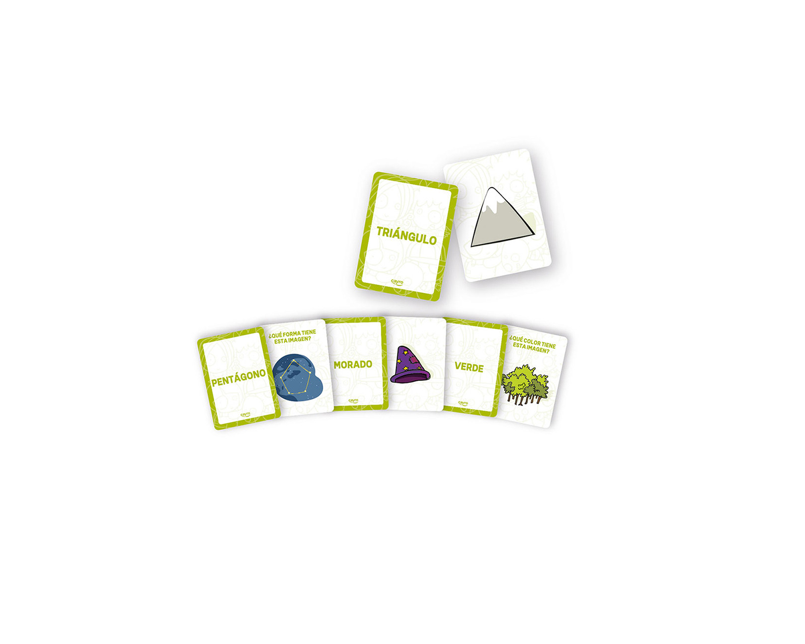 Foto 4 pulgar | Tarjetas Formas y Colores  Cayro The Games 50 piezas