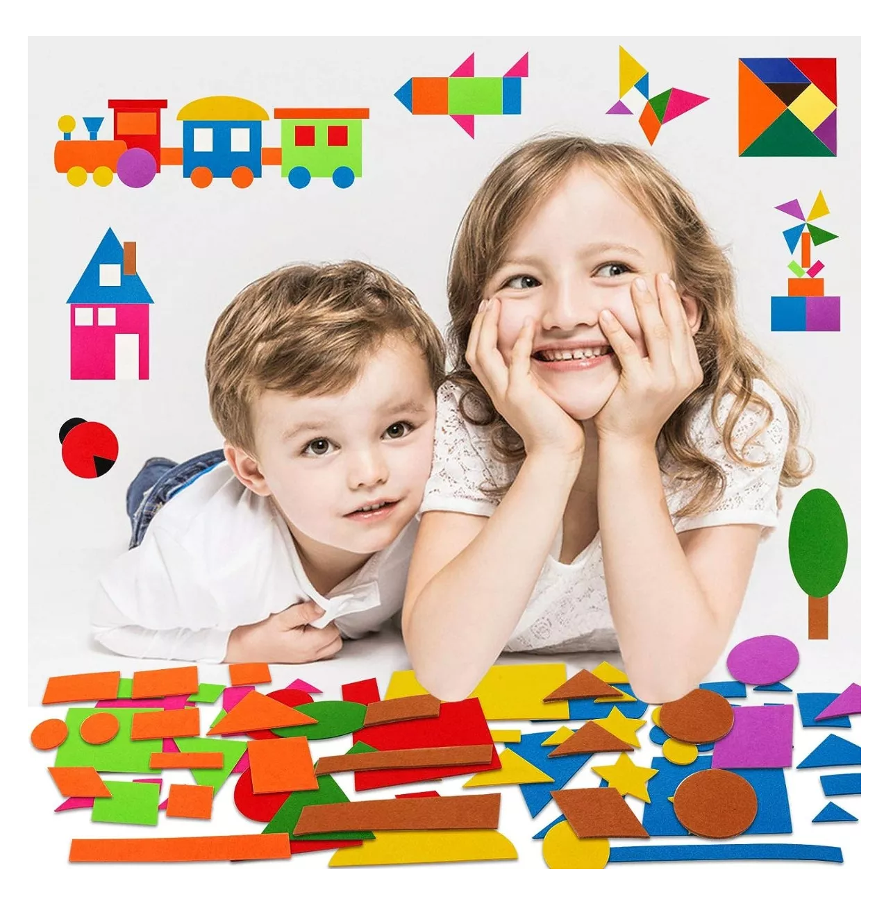 Foto 4 pulgar | Juguete Tablero Rompecabezas de Formas Azul para Niños