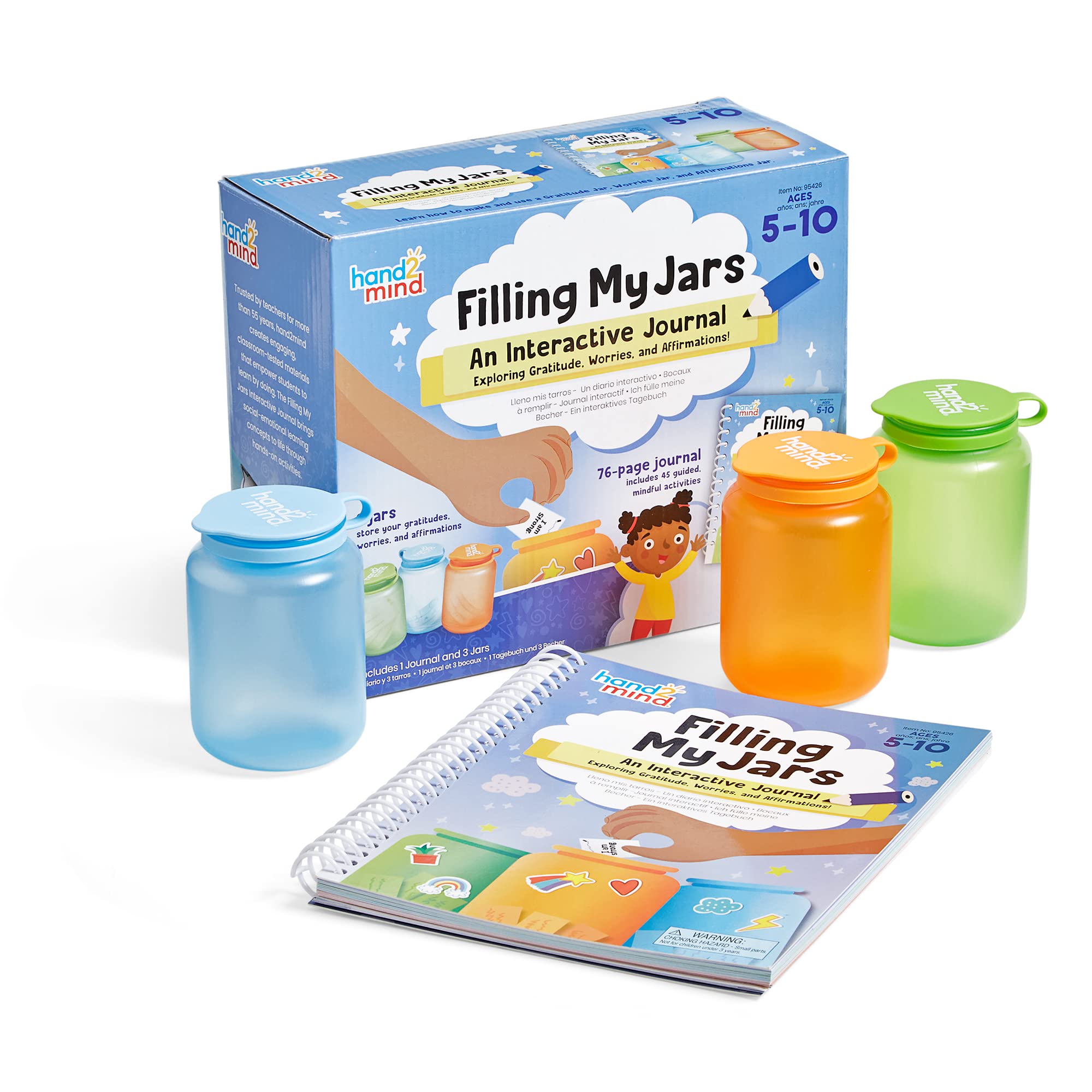 Foto 2 pulgar | Diario Interactivo Hand2Mind Filling My Jars Kids - Venta Internacional