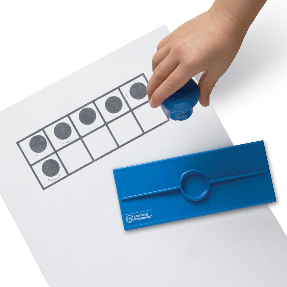 Foto 2 | Stamp Learning Resources, Diez Marcos, Matemáticas Para El Aula, 2 Piezas - Venta Internacional.