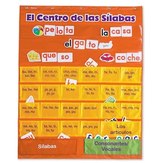 Foto 1 | Pocket Chart | Recursos De Aprendizaje | El Centro De Las Silabas - Venta Internacional.