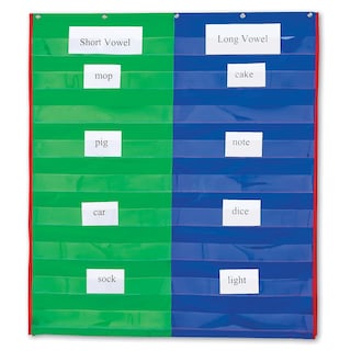 Foto 2 | Recursos De Aprendizaje De Pocket Chart, 2 Y 4 Columnas A Doble Cara - Venta Internacional.