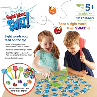 Foto 6 | Recursos De Aprendizaje De Juegos Ler8598 Sight Words Swat! Para Niños - Venta Internacional.
