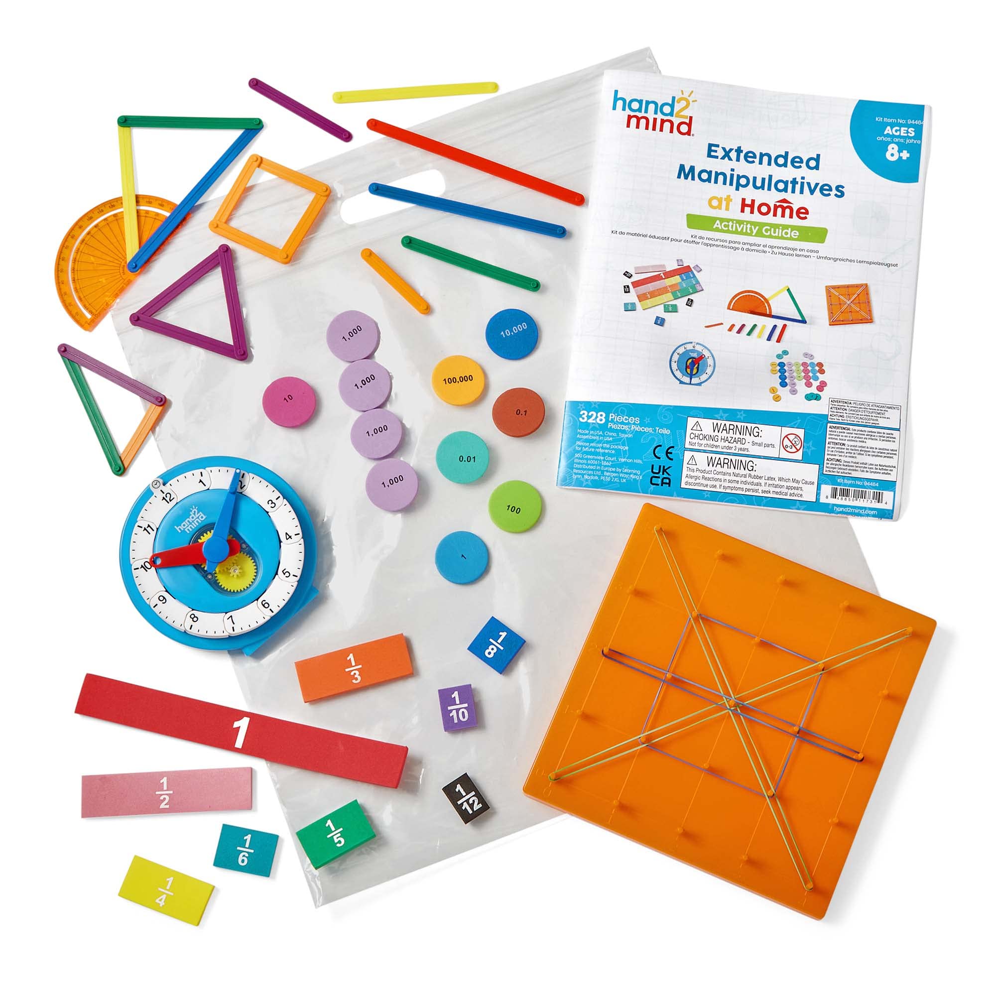 Foto 1 | Kit De Manipulación Matemática Hand2mind Extendido Para Mayores De 8 Años - Venta Internacional.