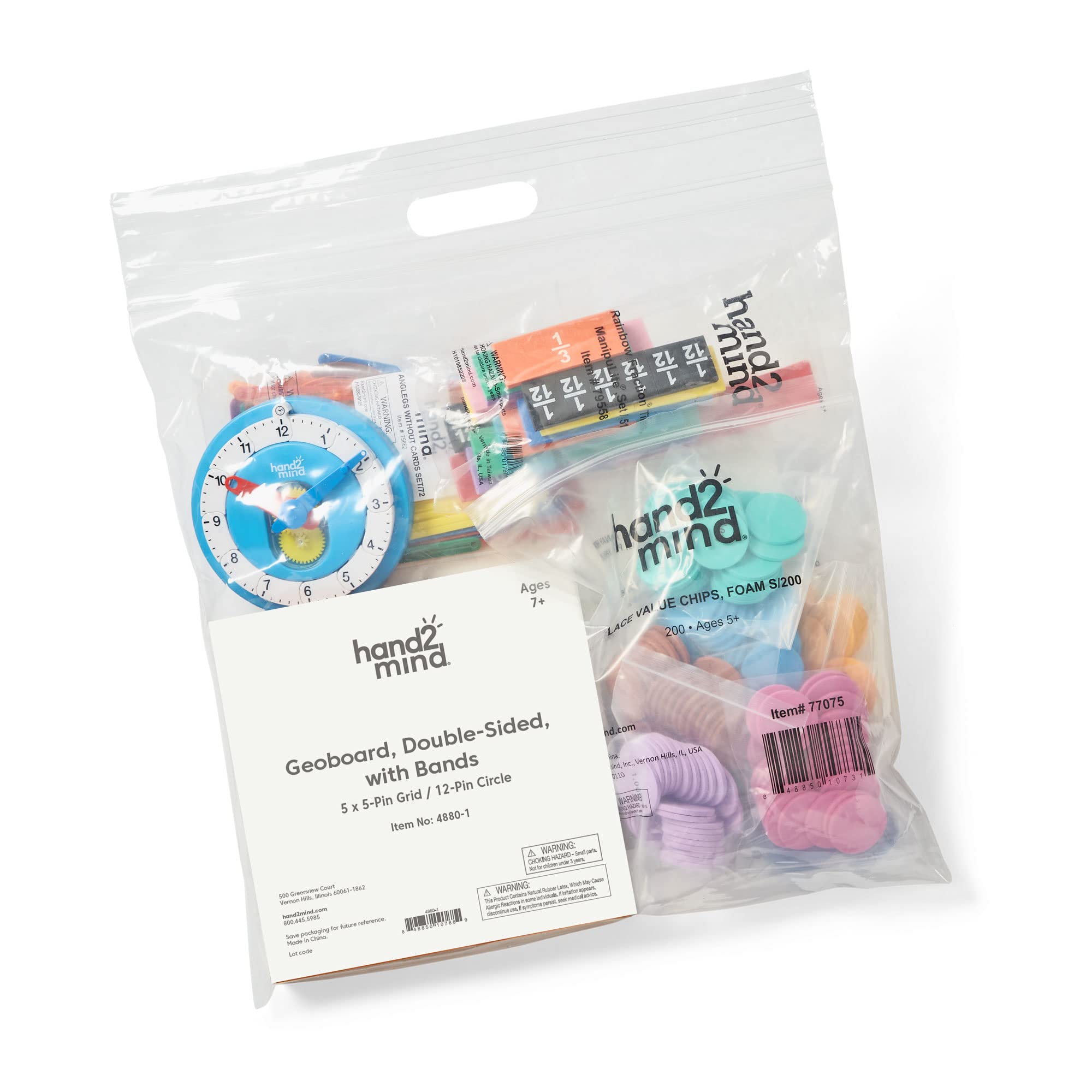 Foto 5 pulgar | Kit De Manipulación Matemática Hand2mind Extendido Para Mayores De 8 Años - Venta Internacional.