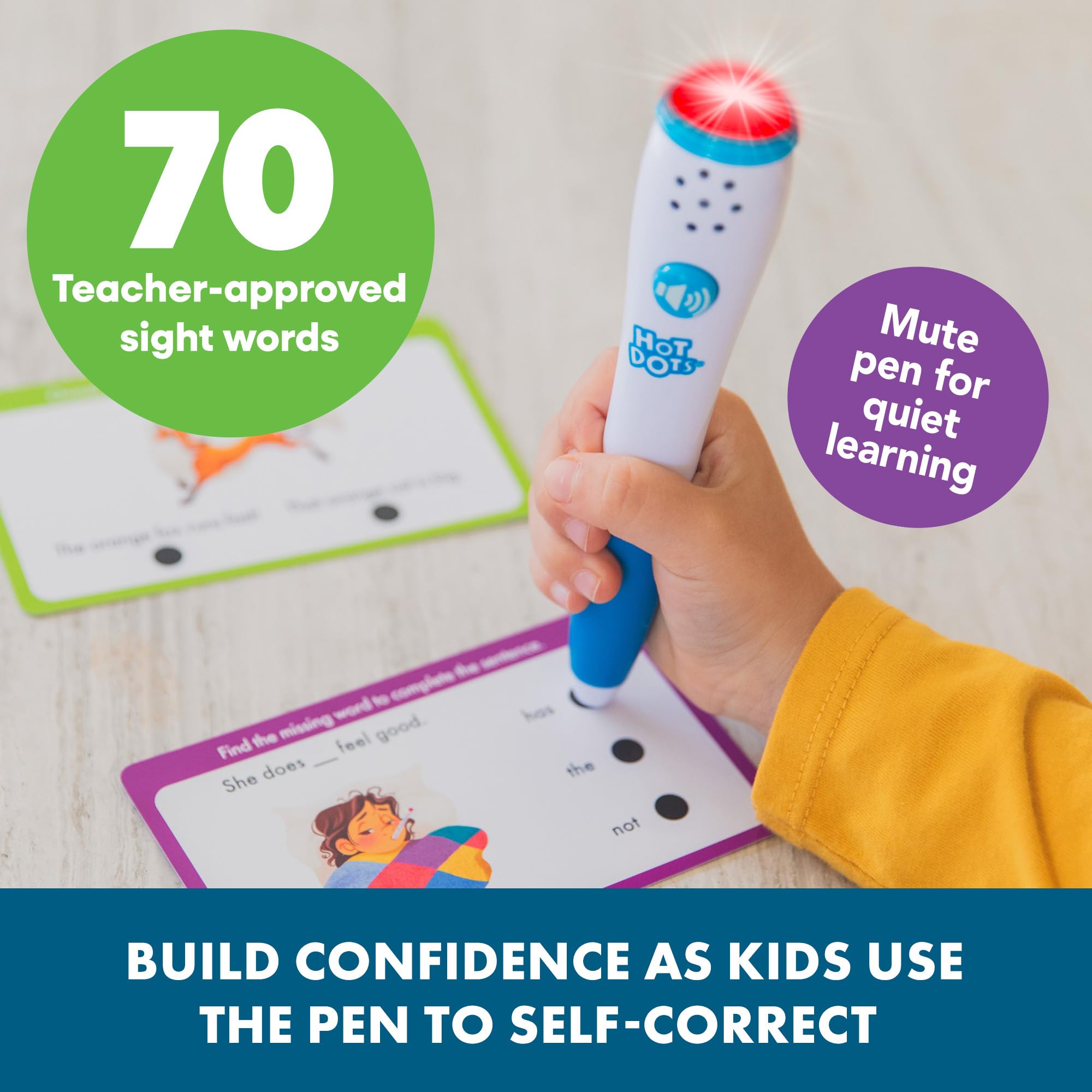 Foto 5 | Juego De Tarjetas Educational Insights Hot Dots  Sight Words Para Más De 4 Años - Venta Internacional.