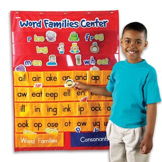 Foto 2 | Gráfico De Bolsillo | Recursos De Aprendizaje | Word Families Center Abc - Venta Internacional.