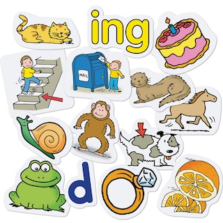 Foto 4 | Gráfico De Bolsillo | Recursos De Aprendizaje | Word Families Center Abc - Venta Internacional.