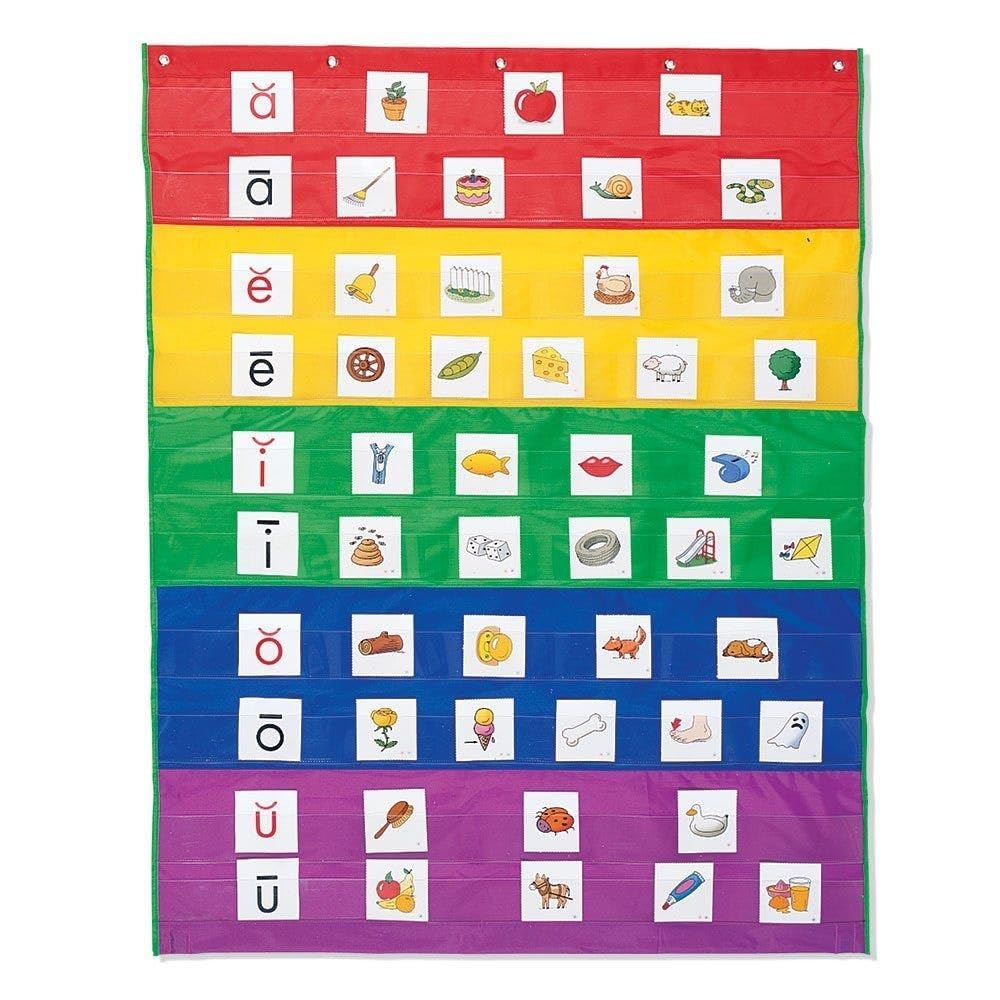 Foto 2 pulgar | Pocket Chart Learning Resources Rainbow Classroom Durante Más De 4 Años - Venta Internacional.