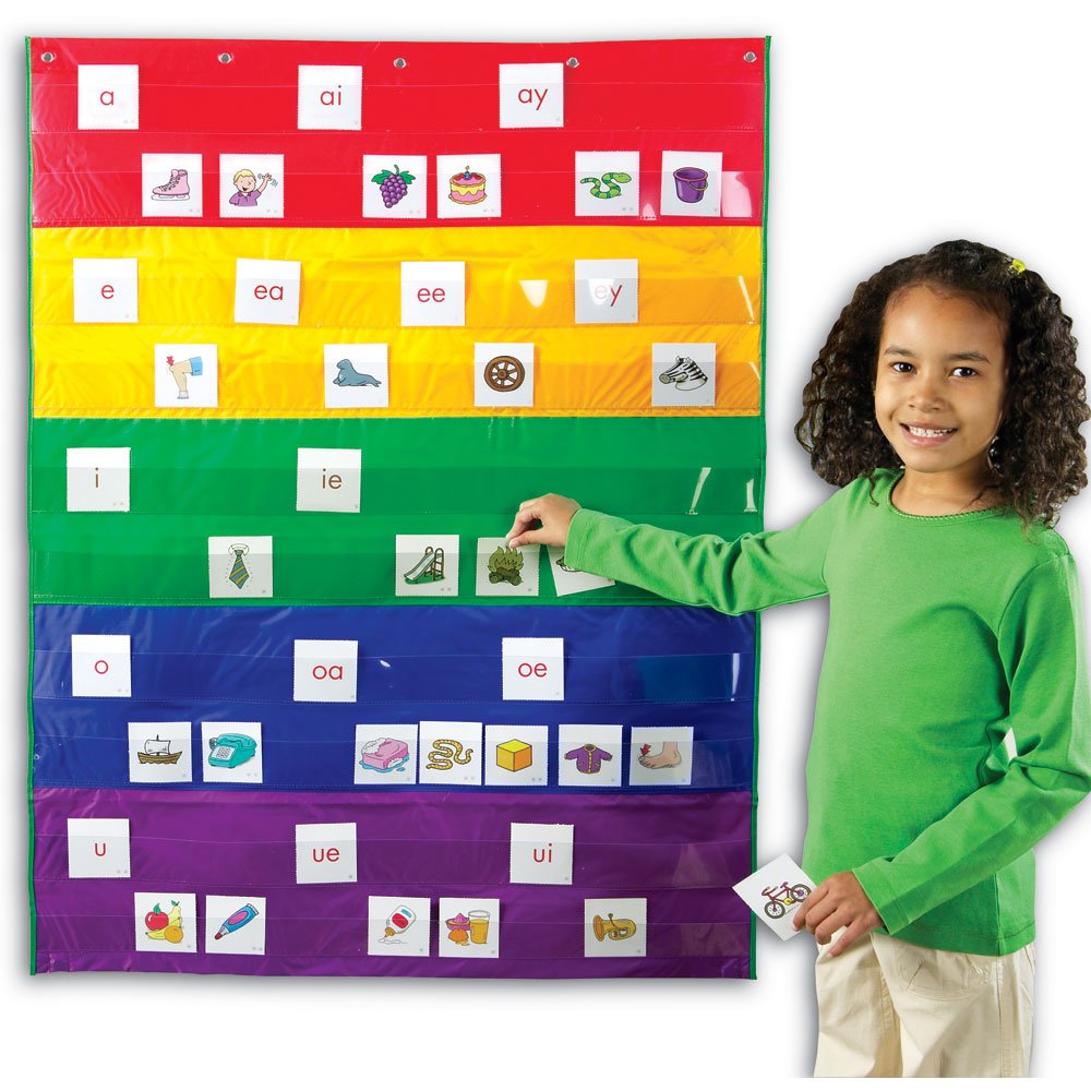 Foto 3 pulgar | Pocket Chart Learning Resources Rainbow Classroom Durante Más De 4 Años - Venta Internacional.