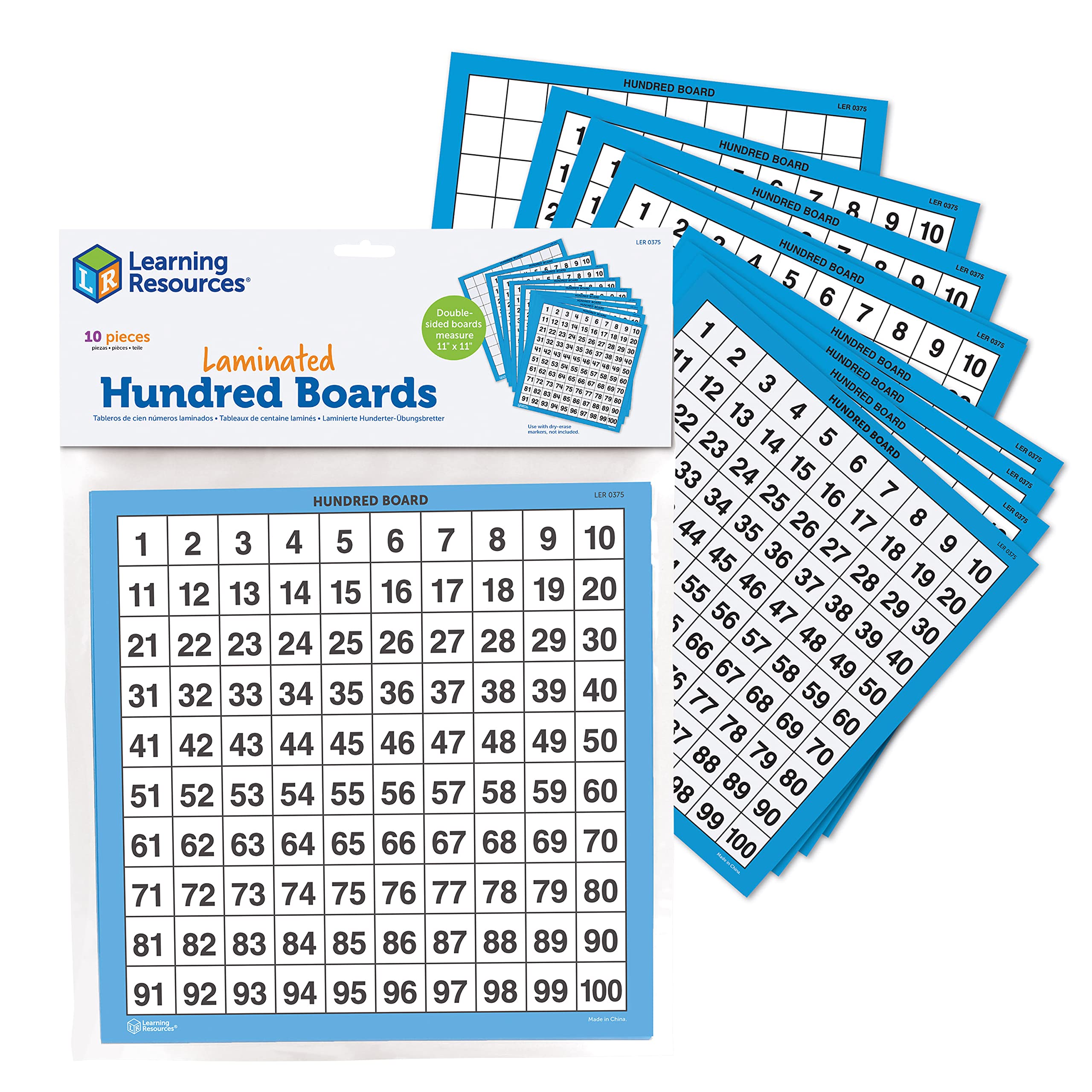 Hundred Boards Learning Resources Ler0375, Juego De 10 Unidades Para Mayores De 5 Años - Venta Internacional.