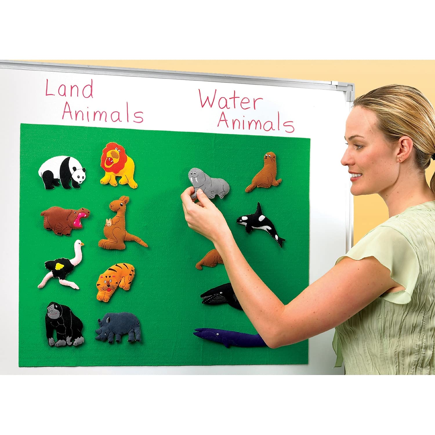 Foto 4 pulgar | Pizarra De Franela Educational Insights Quick Stick Instant - Venta Internacional.
