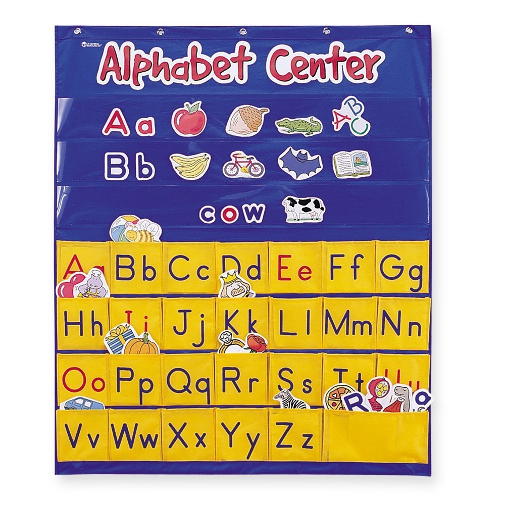 Pocket Chart Learning Resources Alphabet Centre Con Tarjetas - Venta Internacional.