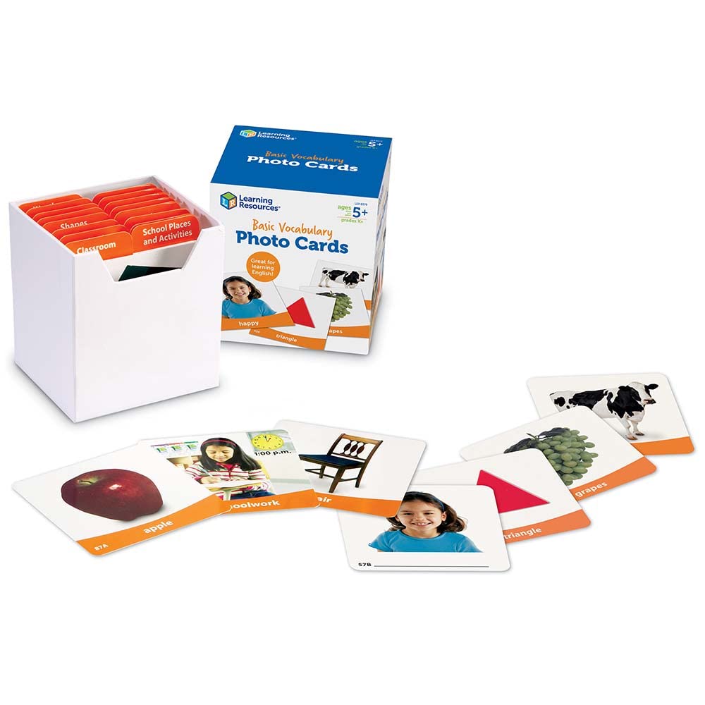 Foto 4 pulgar | Tarjetas Fotográficas Educativas Recursos De Aprendizaje Vocabulario Básico - Venta Internacional.