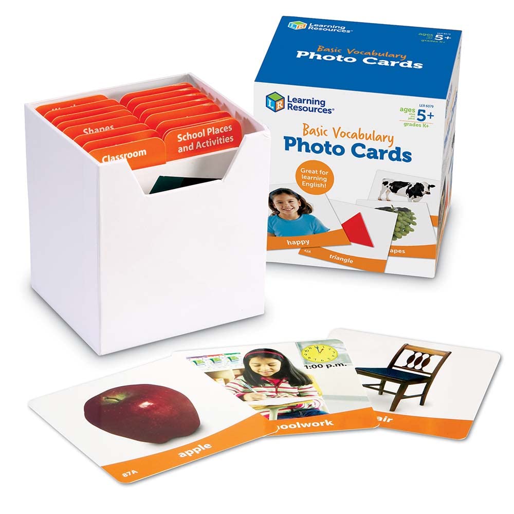 Foto 5 pulgar | Tarjetas Fotográficas Educativas Recursos De Aprendizaje Vocabulario Básico - Venta Internacional.